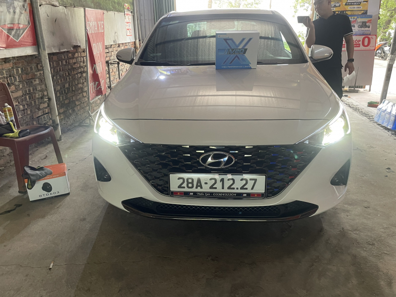 Độ đèn nâng cấp ánh sáng  Hyundai	 